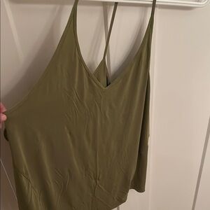 Lululemon Athletica Green Sleeveless Crop Camisole